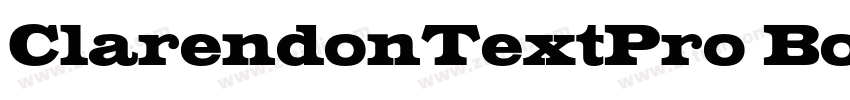 ClarendonTextPro Bol字体转换